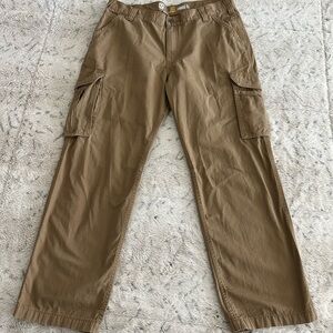 Carhartt Brown Cargo Pants with Side Pockets